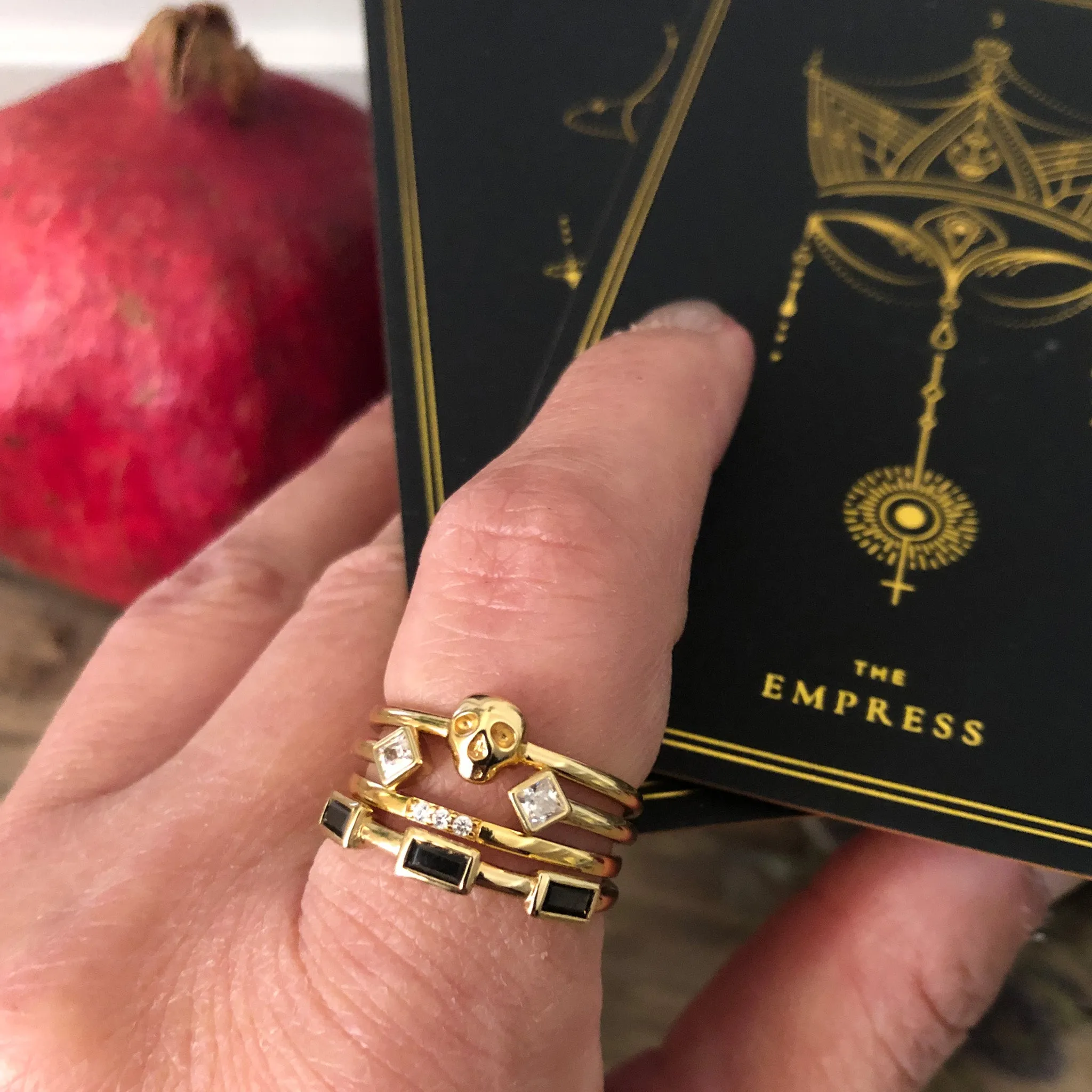 Slim Trinity Ring - Gold