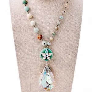 Star of the Show Beaded Bauble Necklace