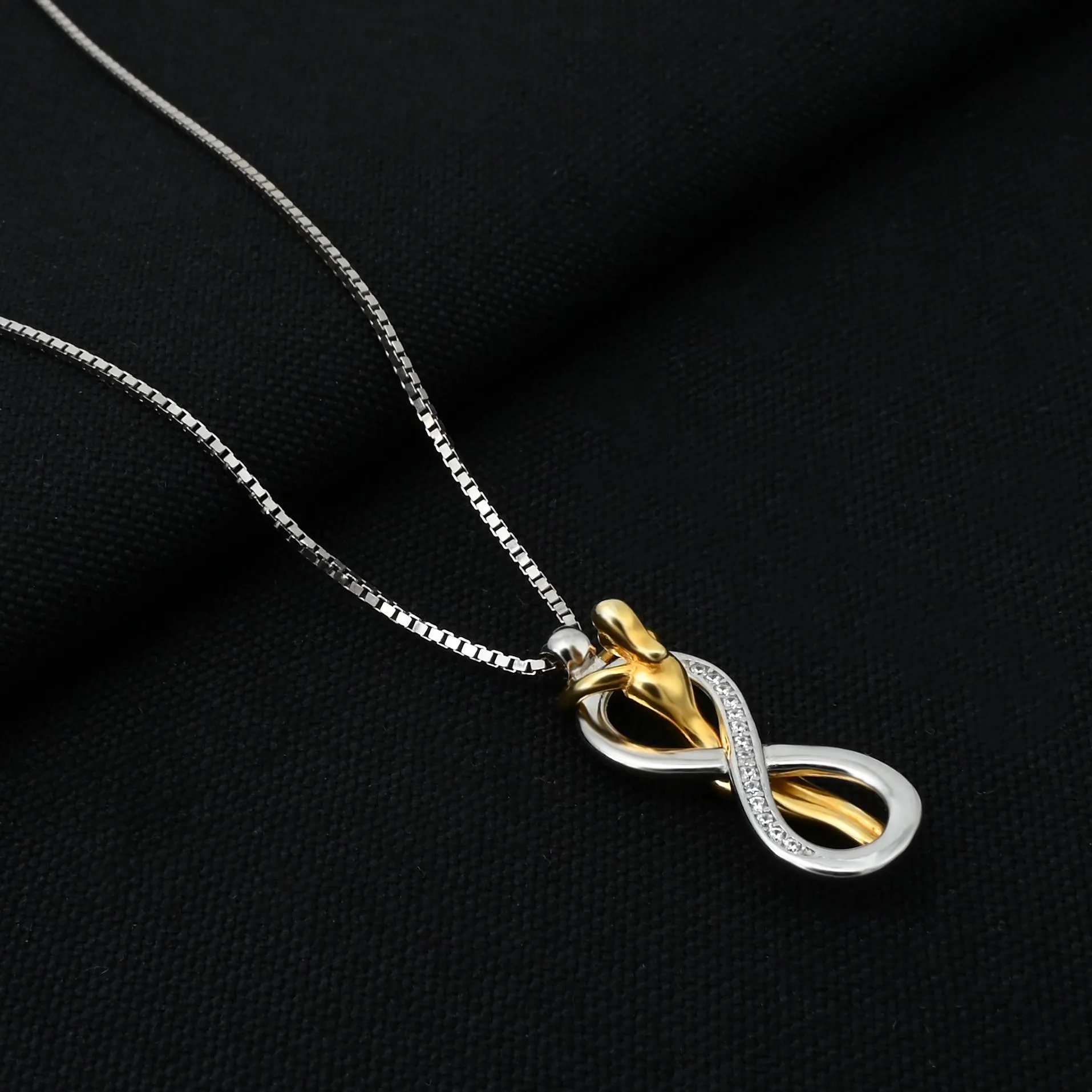 Stunning VIntage  "Infinite Affection" Gold Plated 925 Silver for Her