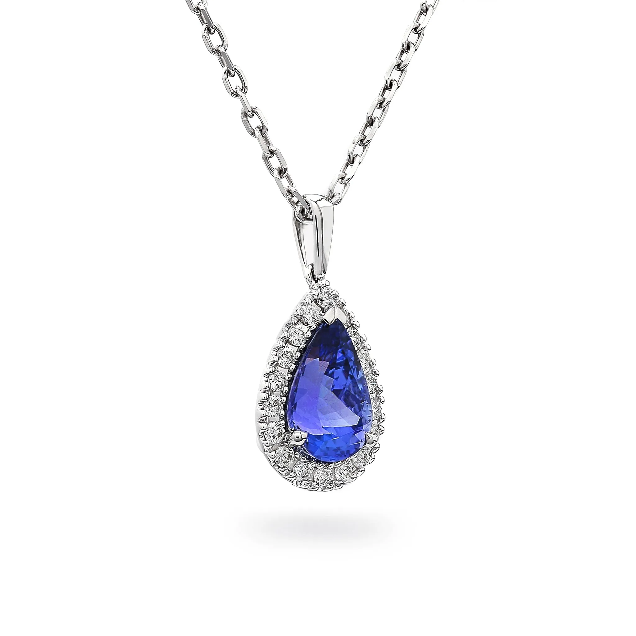 Tanzanite and Diamond Pendant