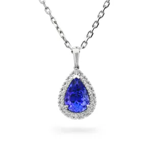 Tanzanite and Diamond Pendant