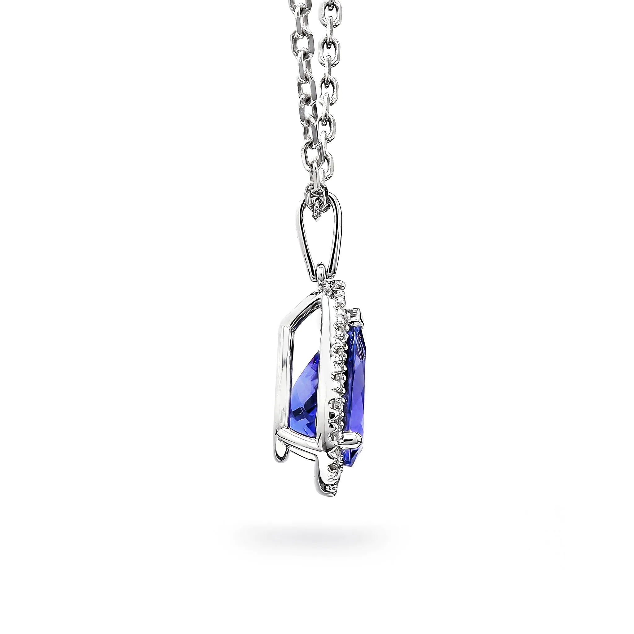 Tanzanite and Diamond Pendant