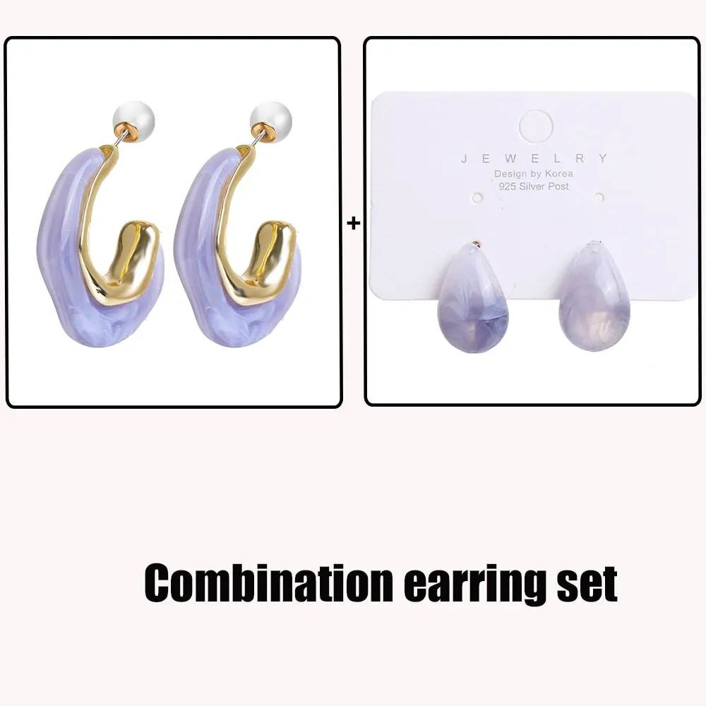 TEEK - Various Hoop Drop Earrings