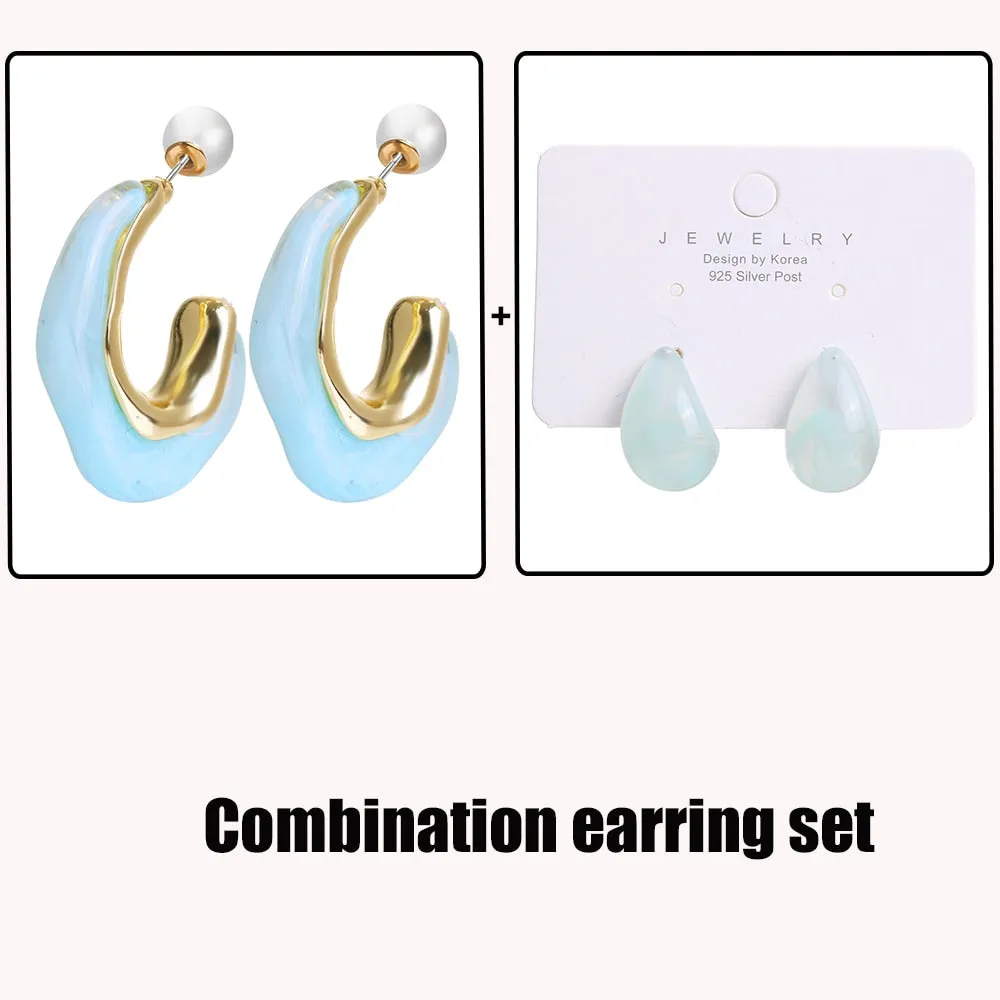 TEEK - Various Hoop Drop Earrings