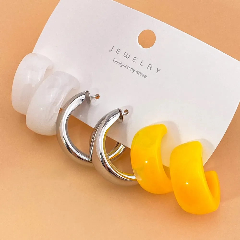 TEEK - Various Hoop Drop Earrings