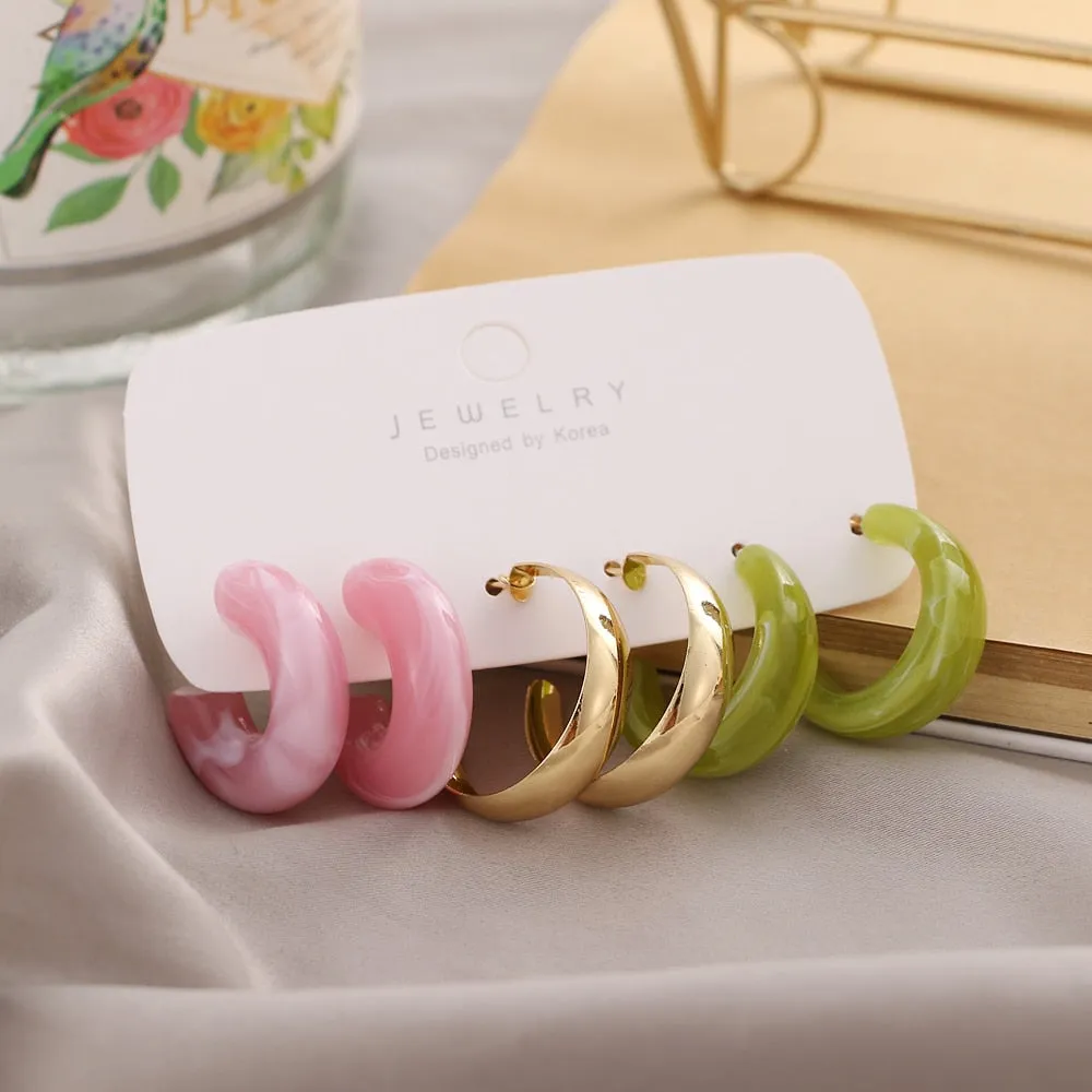 TEEK - Various Hoop Drop Earrings