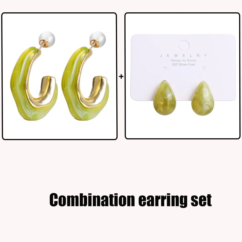 TEEK - Various Hoop Drop Earrings