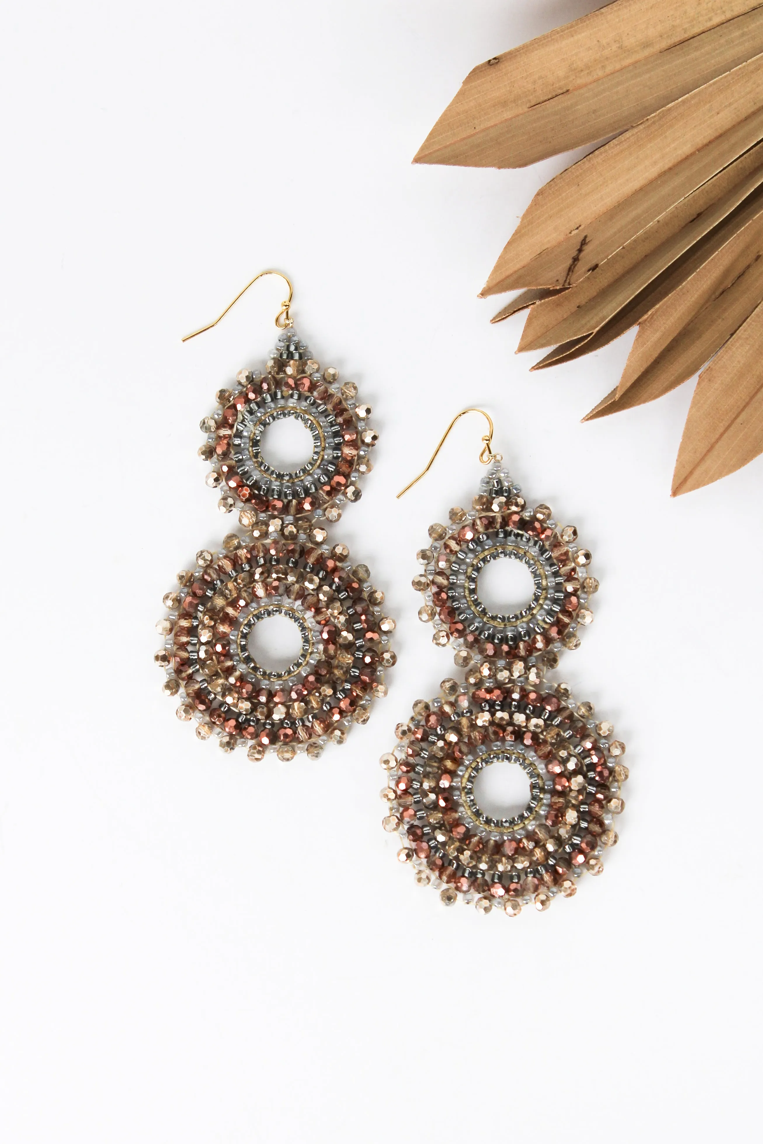 Thai Double Circle Earrings