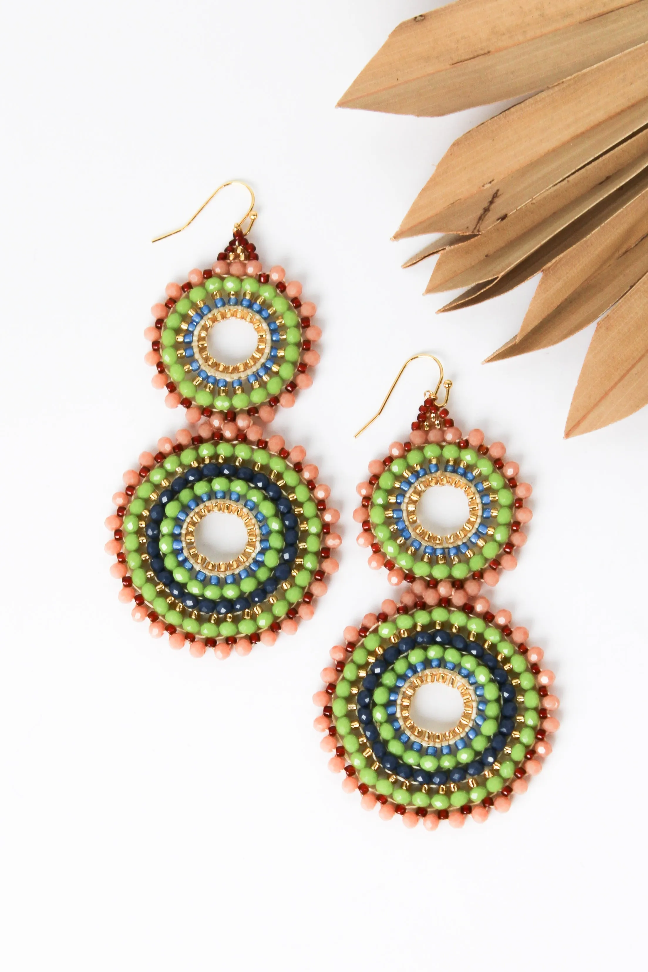 Thai Double Circle Earrings