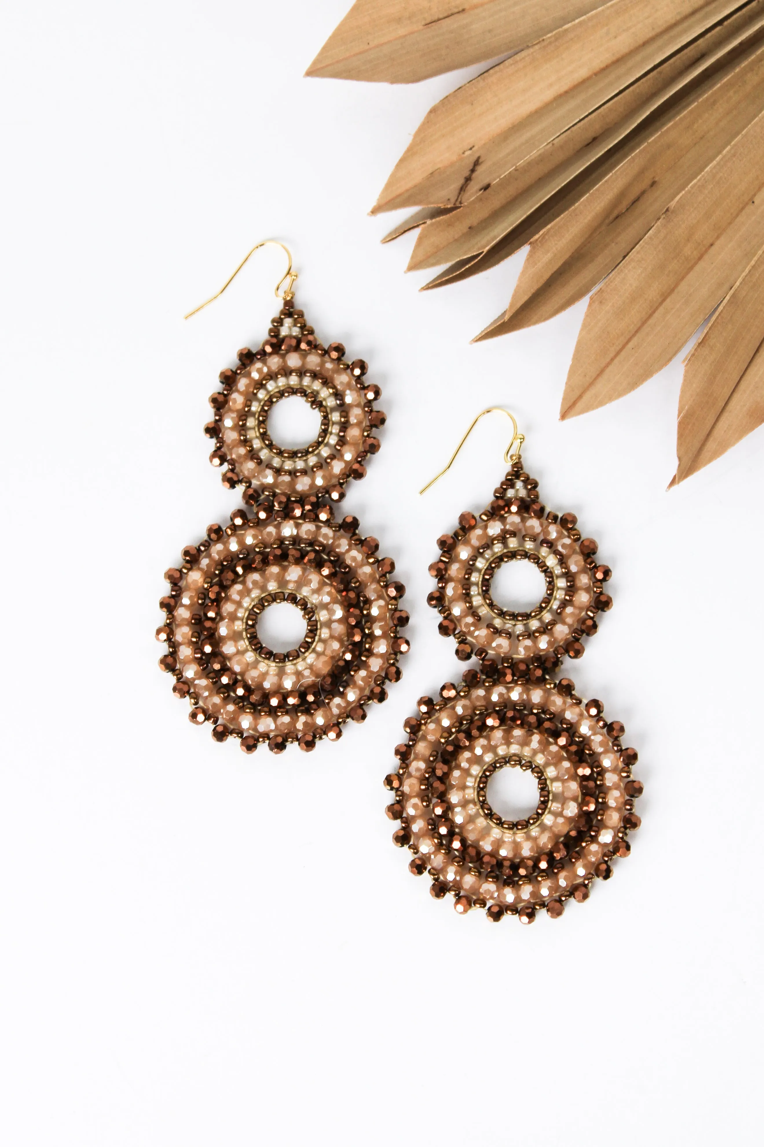 Thai Double Circle Earrings