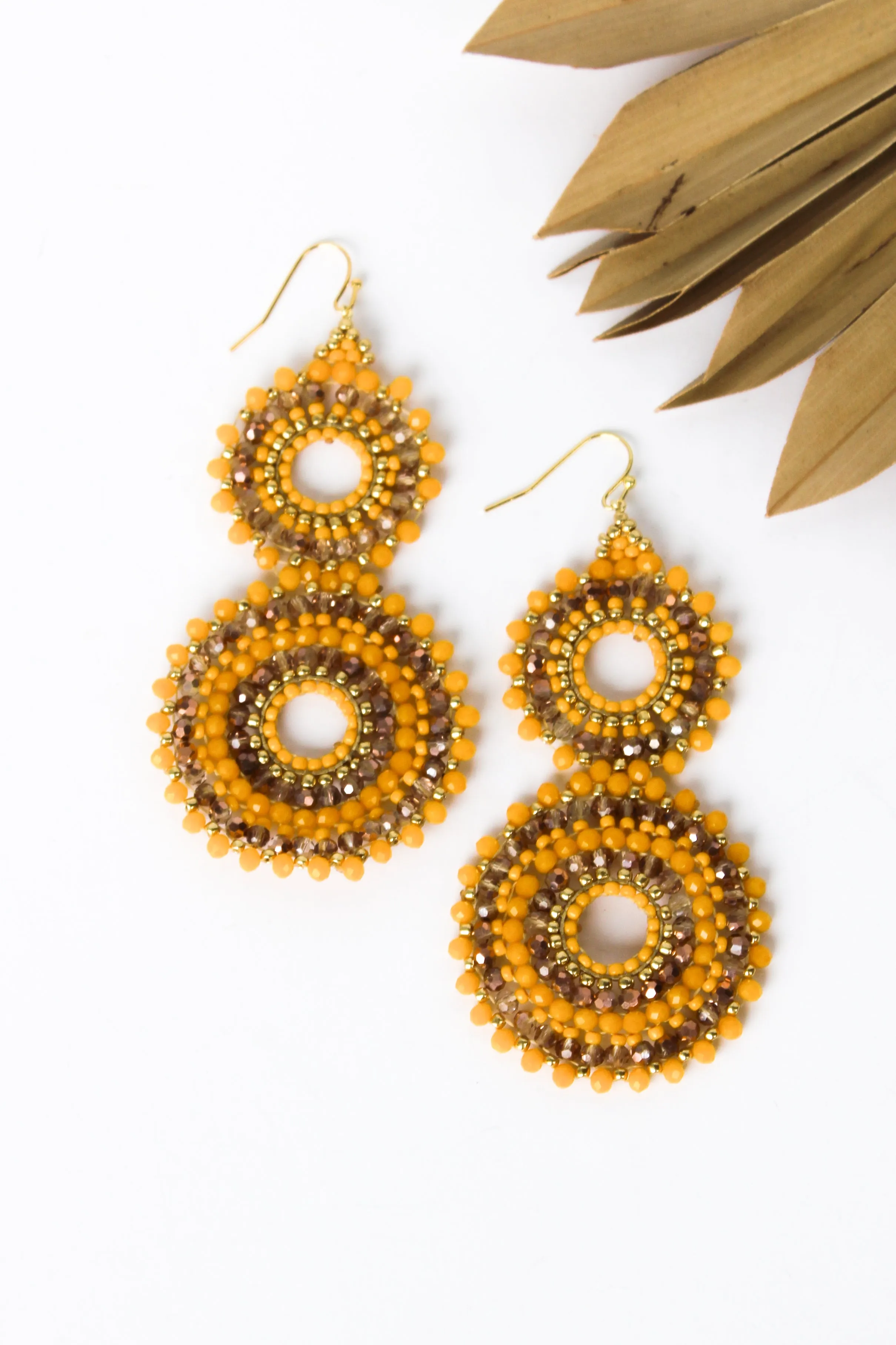 Thai Double Circle Earrings