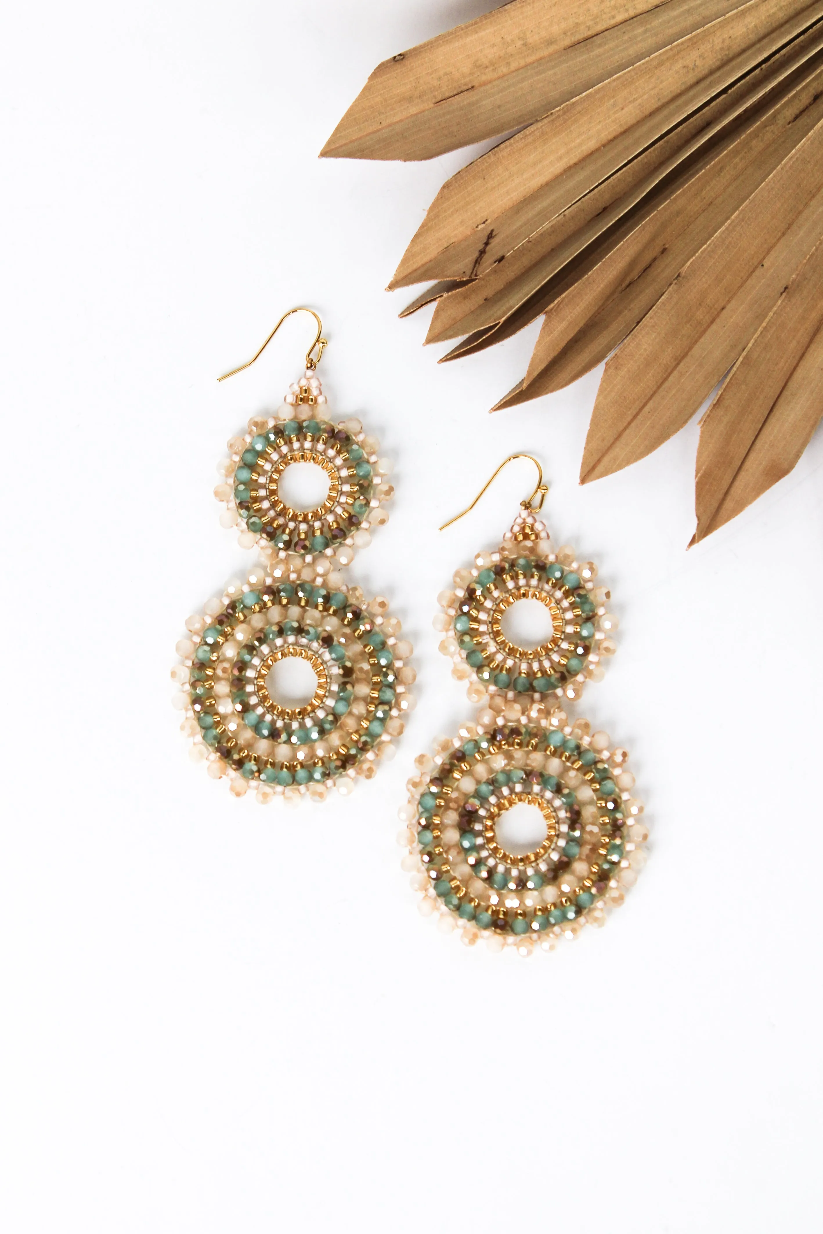 Thai Double Circle Earrings