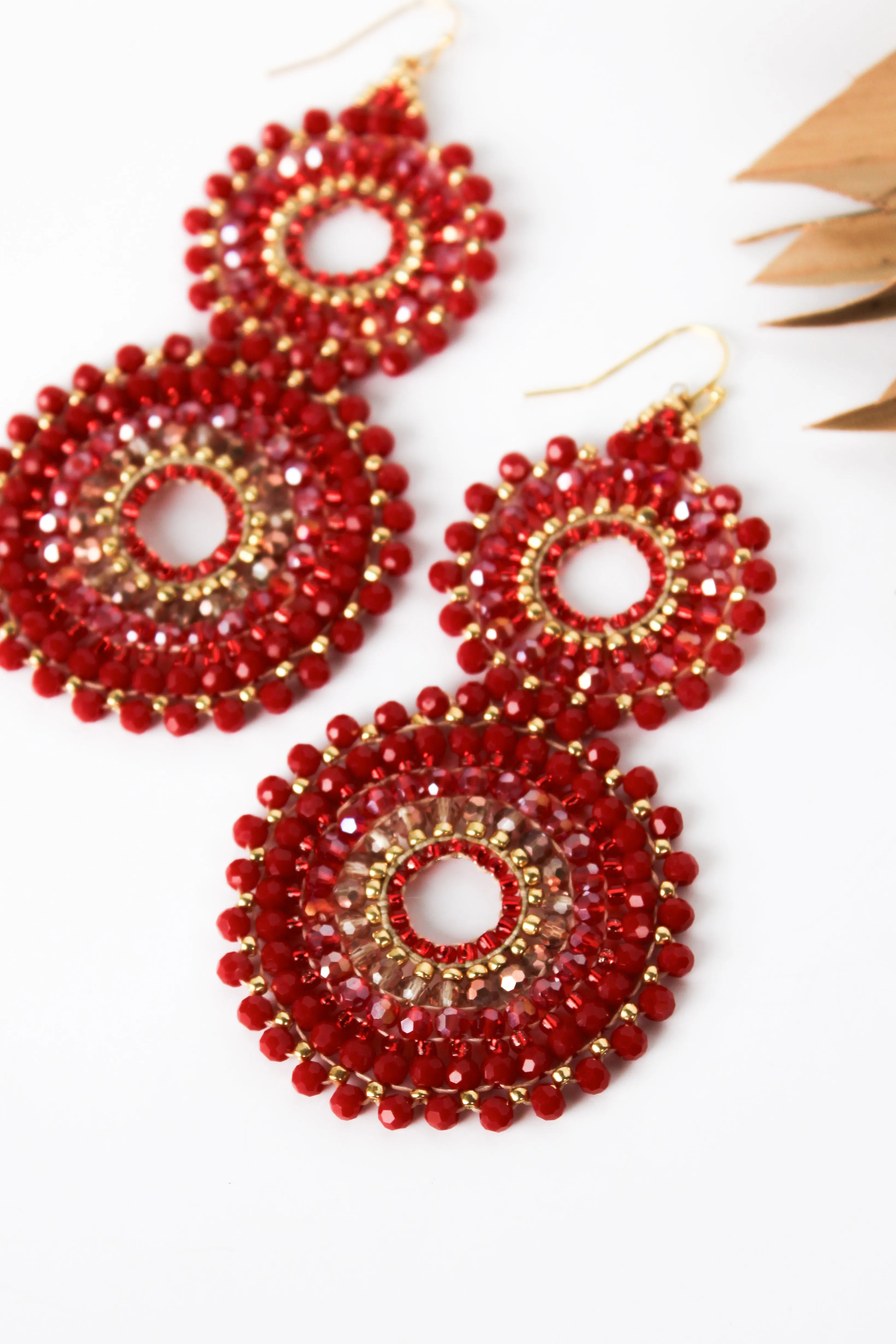 Thai Double Circle Earrings