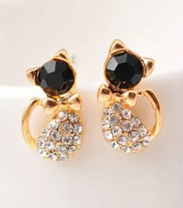 The "Sparkly Kitty" Earrings