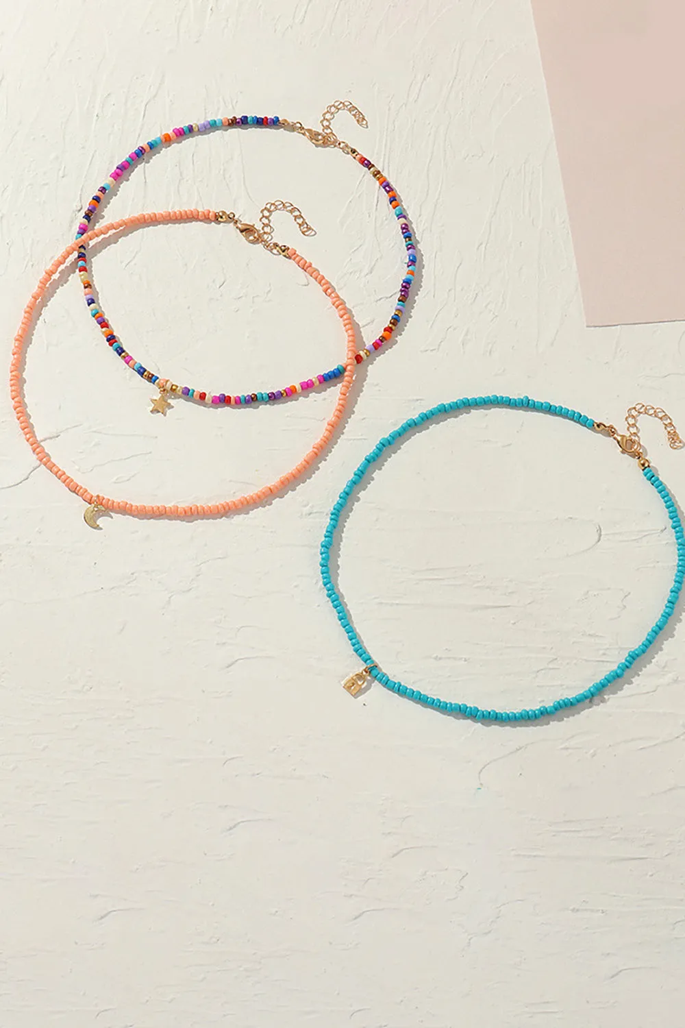 Three-color Boho Style Necklace