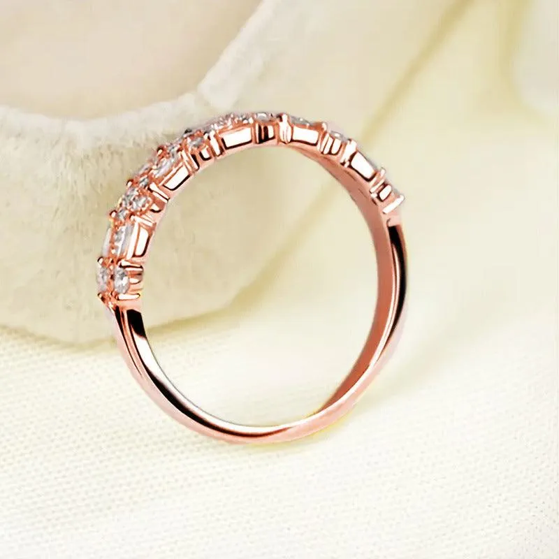 Three-layer Fine Circle Line Ring