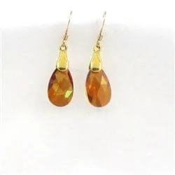 Topaz Crystal  Earrings