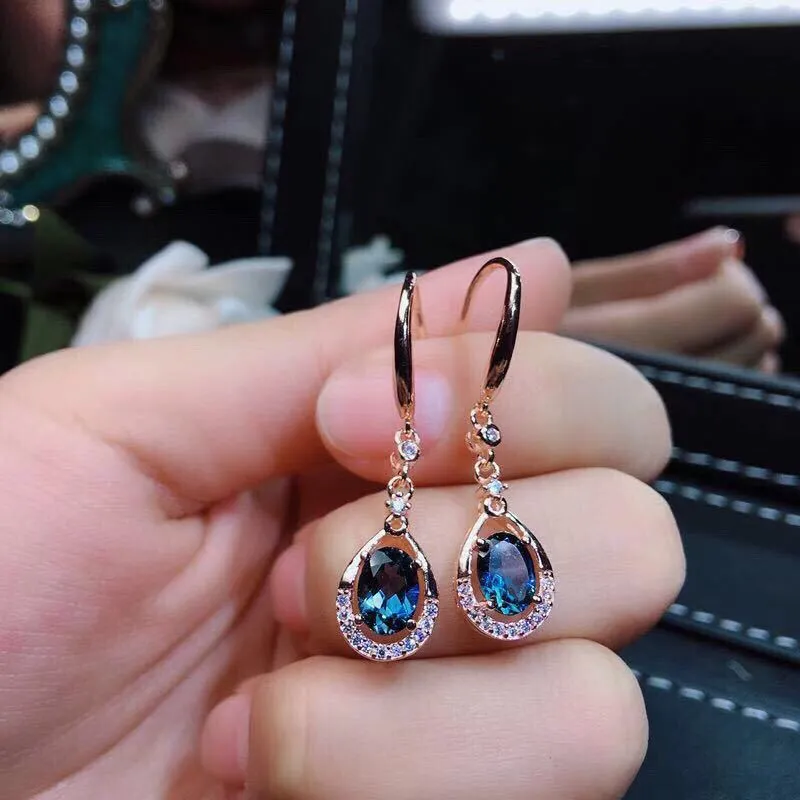 Topaz Drop Earrings