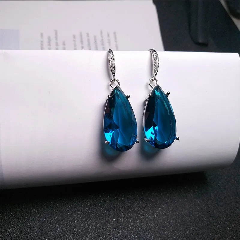 Topaz Drop Earrings