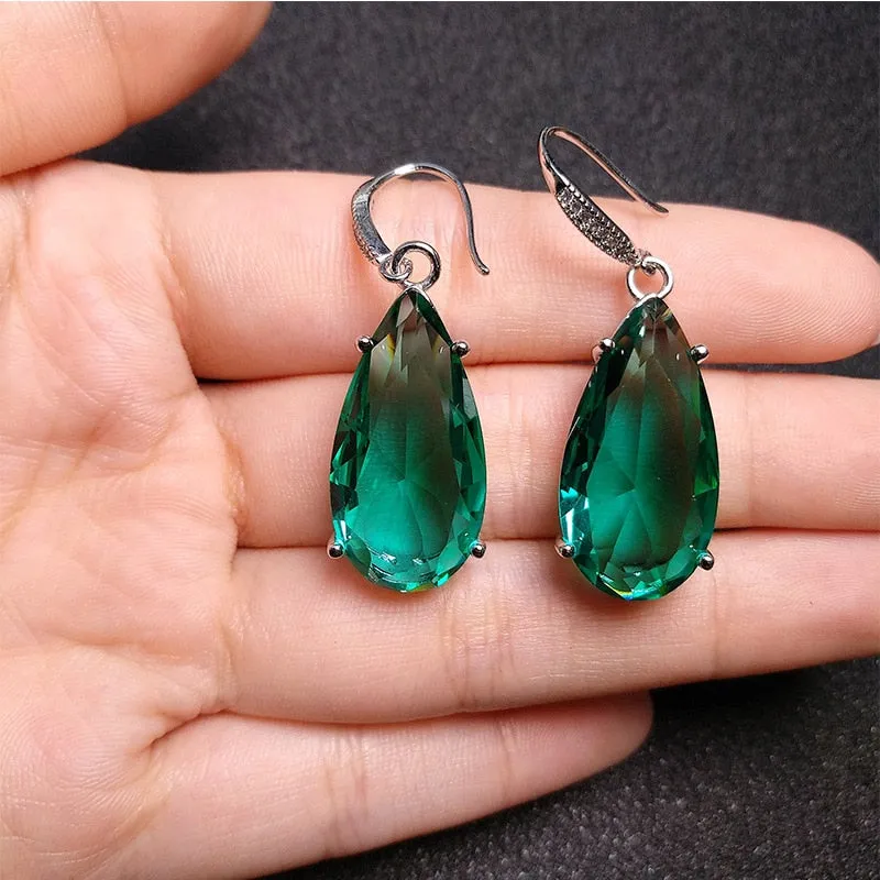 Topaz Drop Earrings