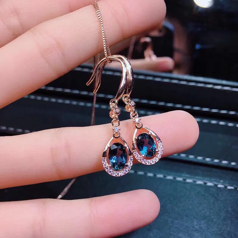 Topaz Drop Earrings