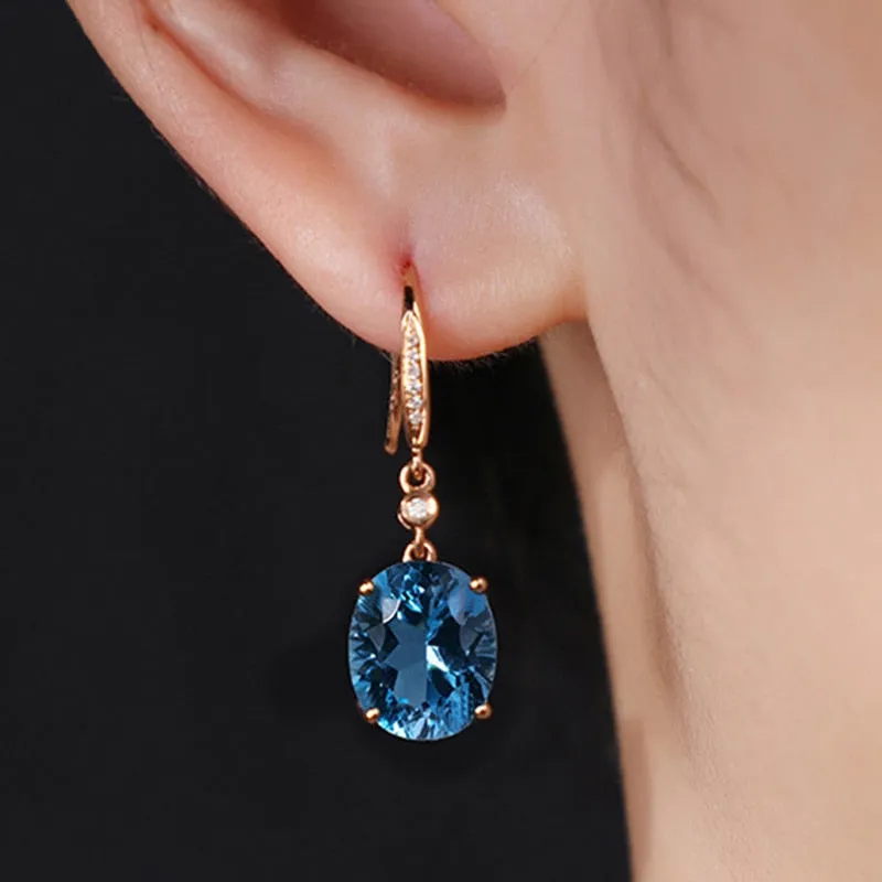 Topaz Drop Earrings