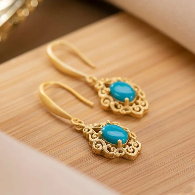 Topaz Drop Earrings