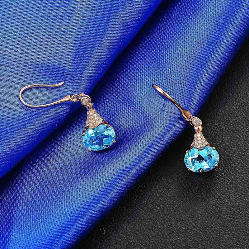 Topaz Drop Earrings