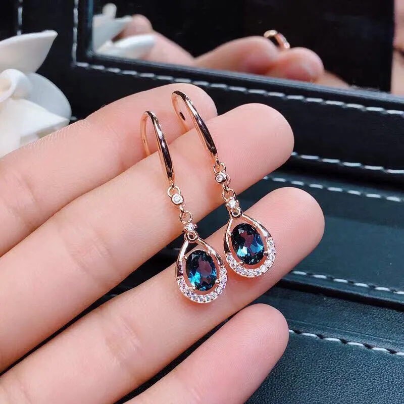 Topaz Drop Earrings