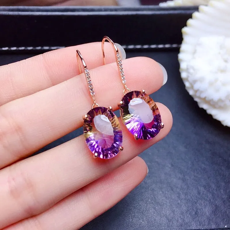 Topaz Drop Earrings