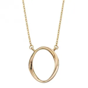 Twist Yellow Gold Necklace GN353