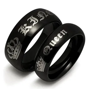 Unisex Gothic Punk Rock Couple Rings