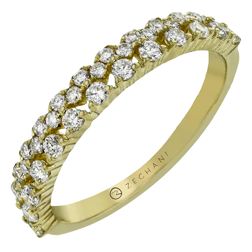 ZR1880 Right Hand Ring in 14k Gold with Diamonds